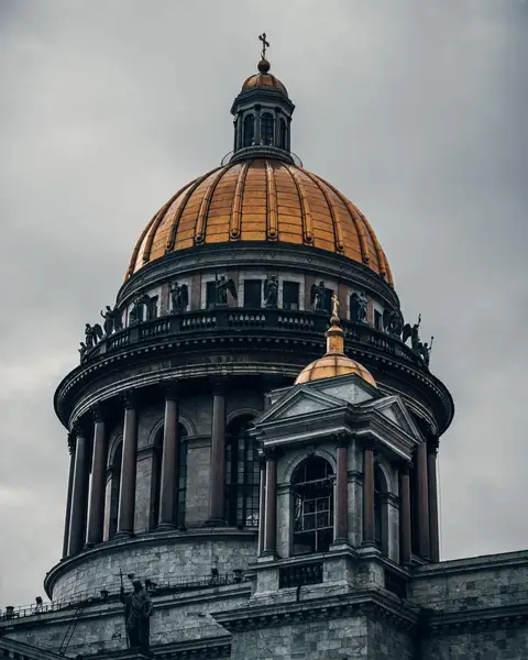 St Isaac's under a grey sky